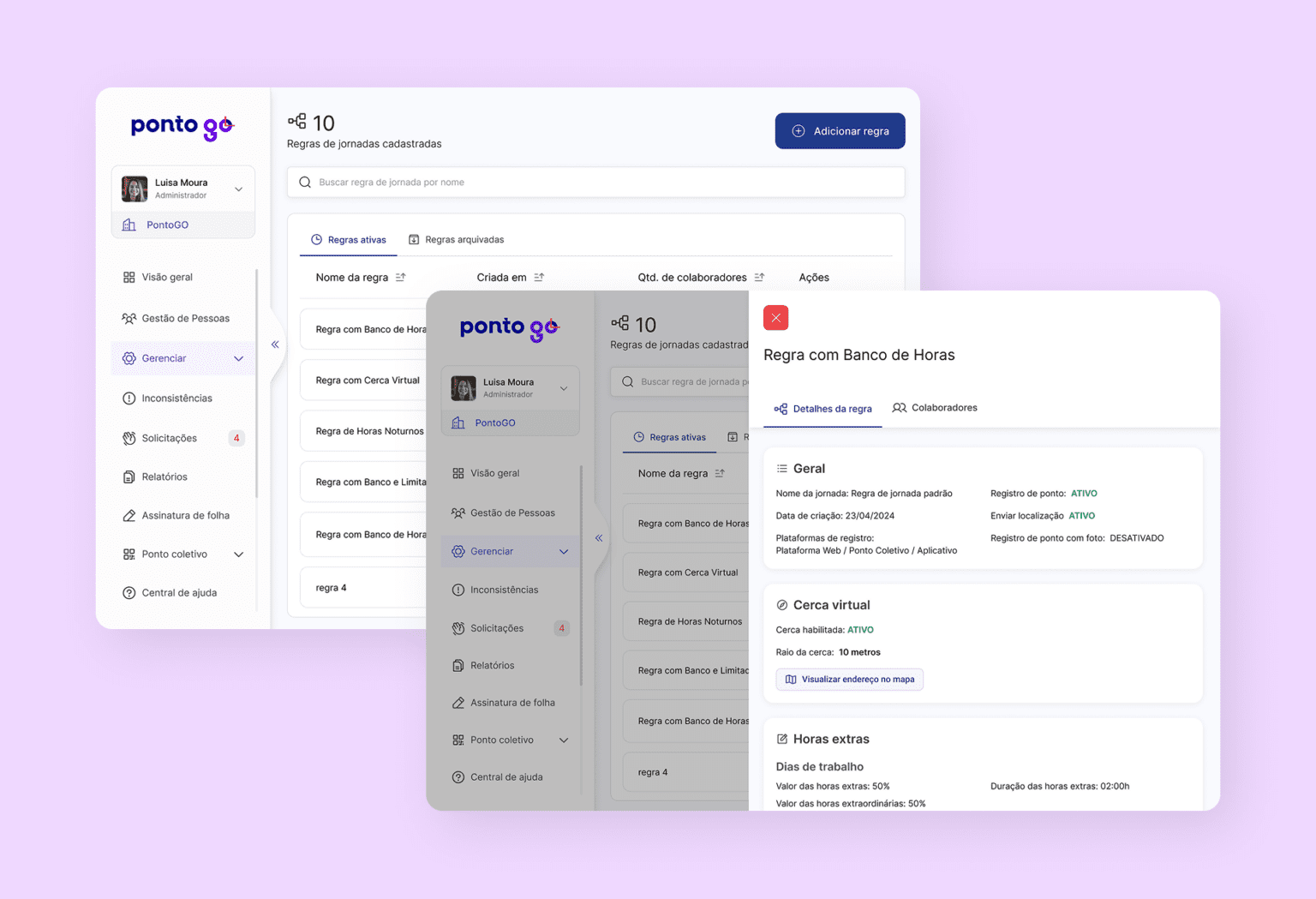 PontoGO - Sistema de registro e controle de ponto eletrônico
